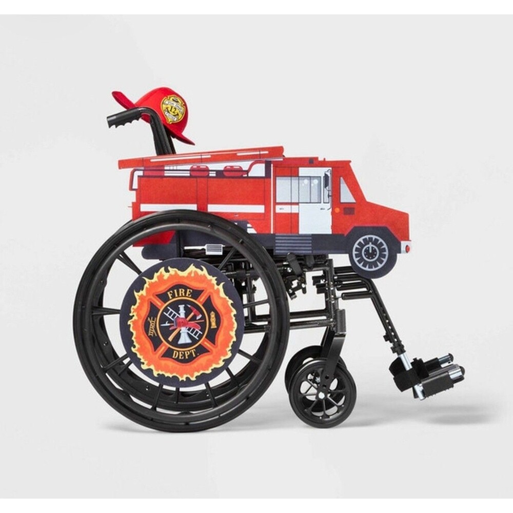 Hyde & EEK Kids Adaptive Fire Truck Wheelchair halloween Costume Helmet Small